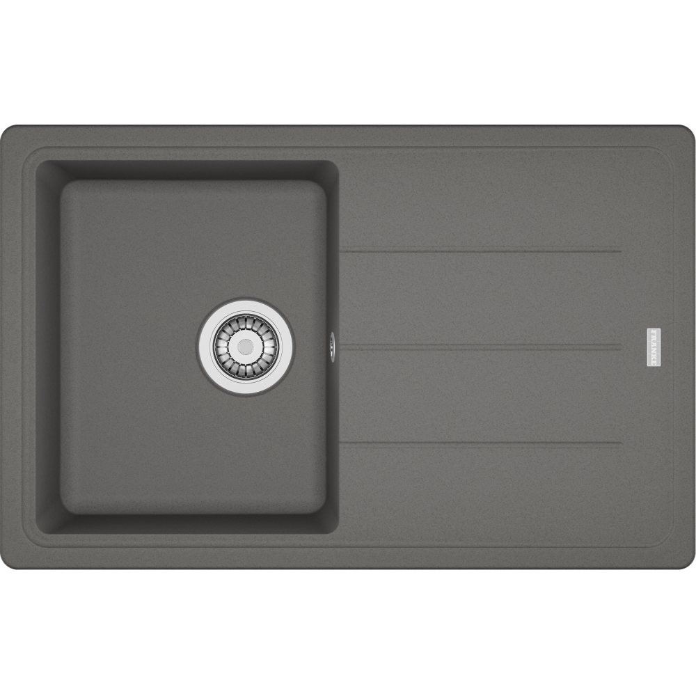 Franke - Basis Inset Sink 1.0 Bowl Stone Grey - 114.0501.283